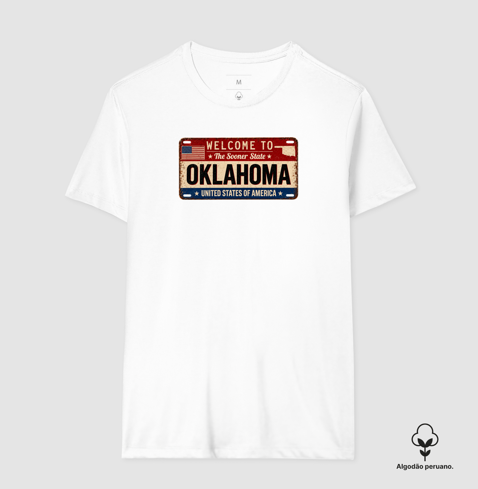 Oklahoma (placa envelhecida) - Imagem 5