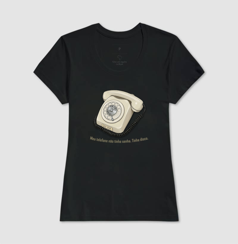 Camiseta Vintage Telefone Disco - Imagem 3