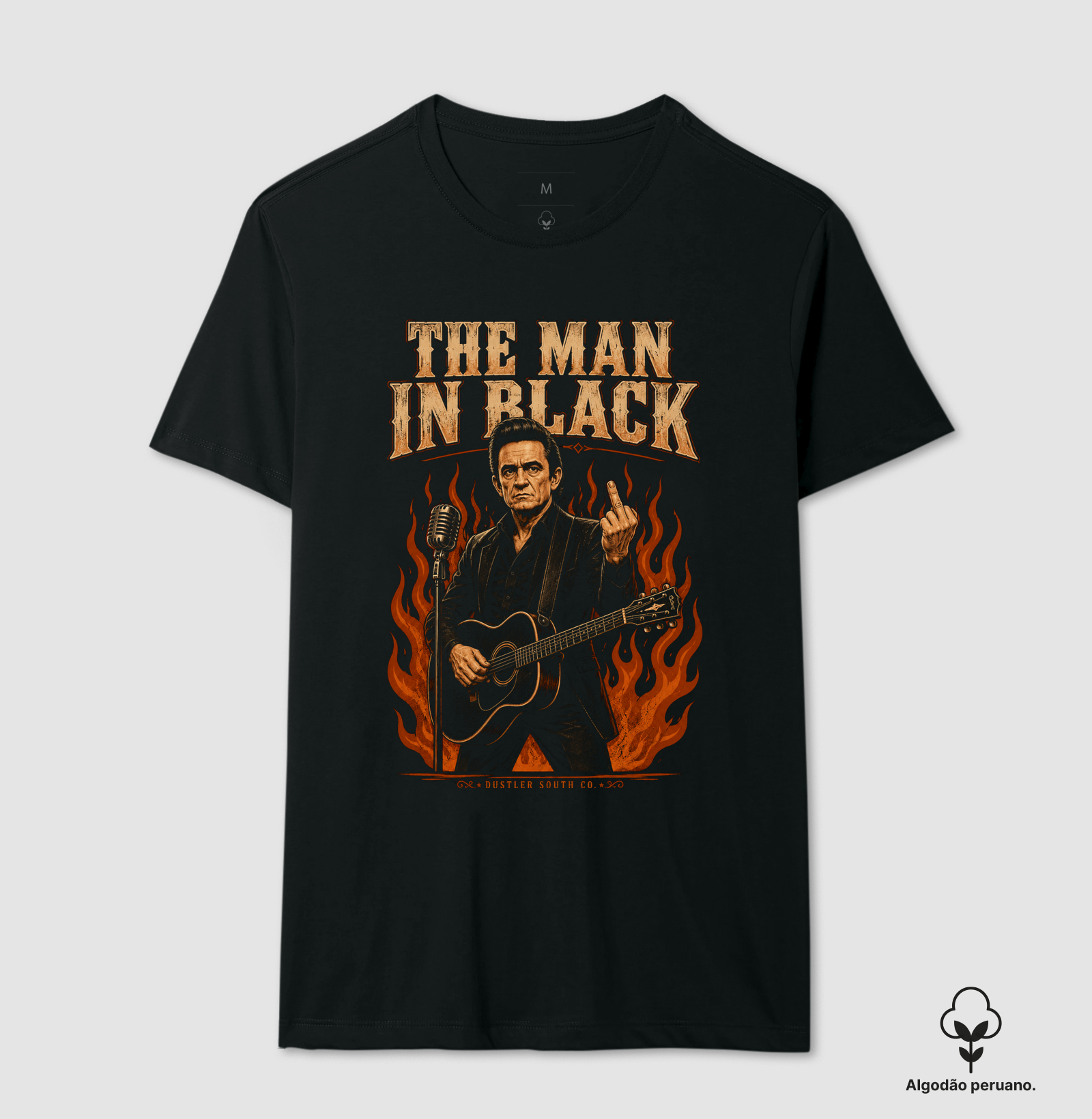 Camiseta Country Masculina Man in Black - Imagem 3