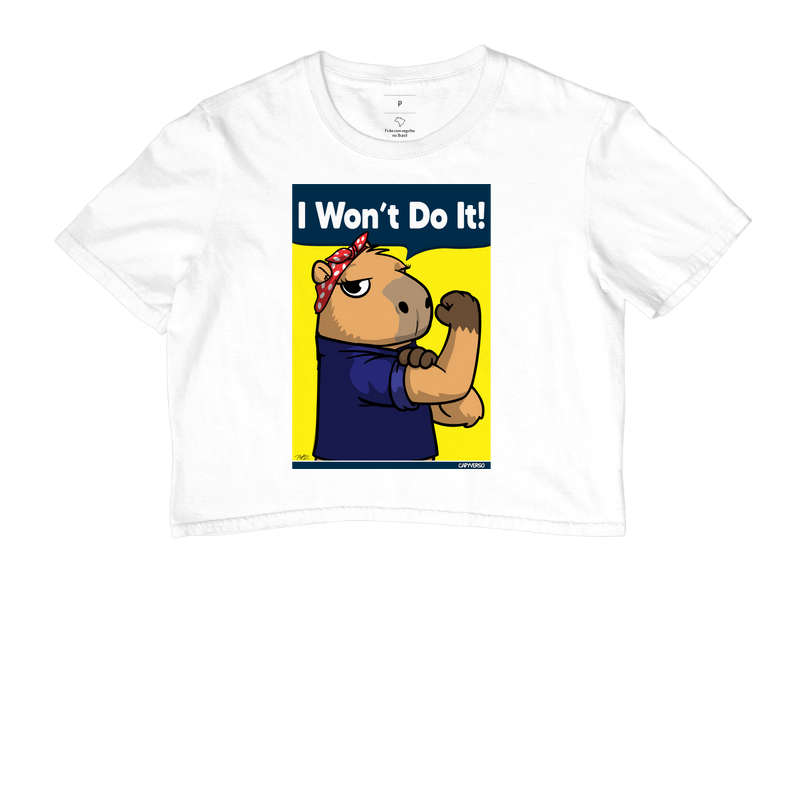 Camiseta Capivara I won’t do it! - Imagem 3