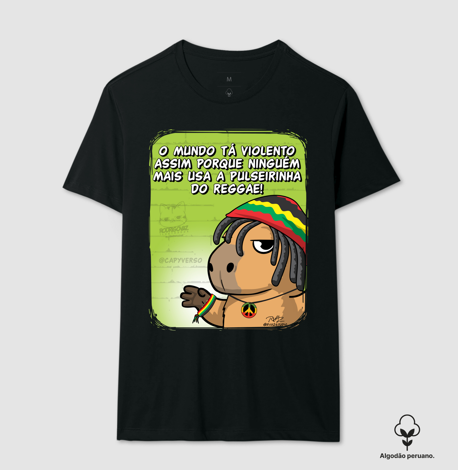 Camiseta Capivara Reggae - Imagem 3