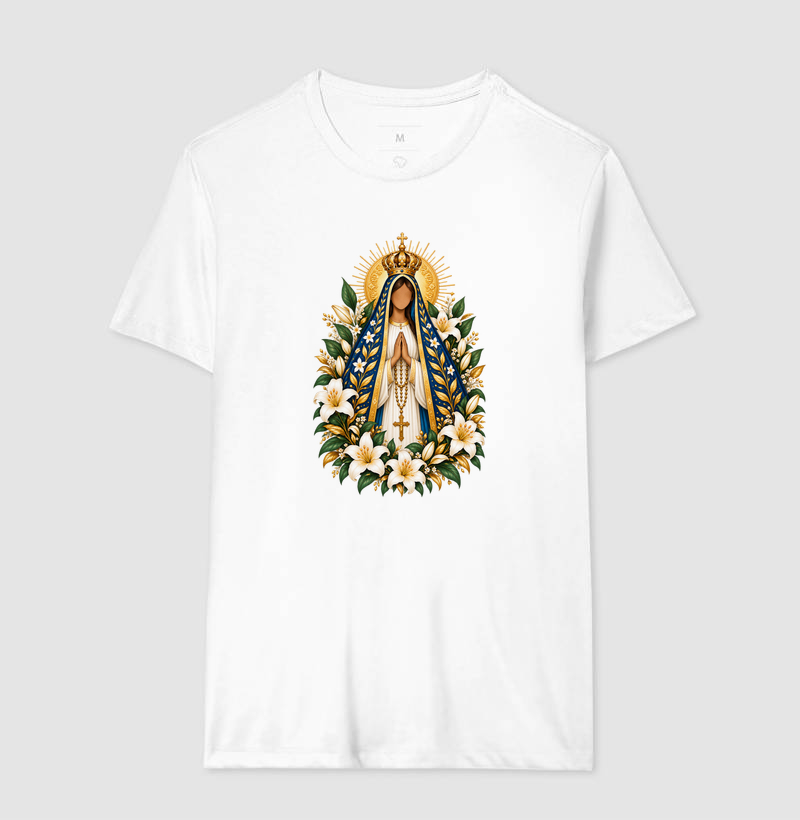 Camiseta Nossa Senhora Aparecida – Manto de Fé - Imagem 7