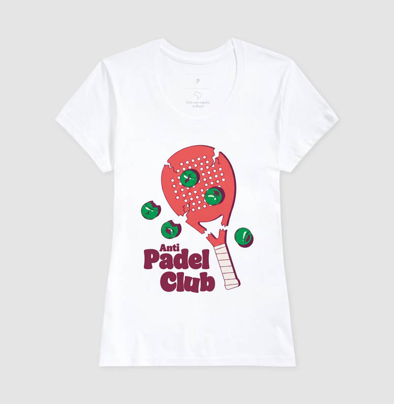 Camiseta Anti Padel Club Raquete Quebrada - Imagem 5