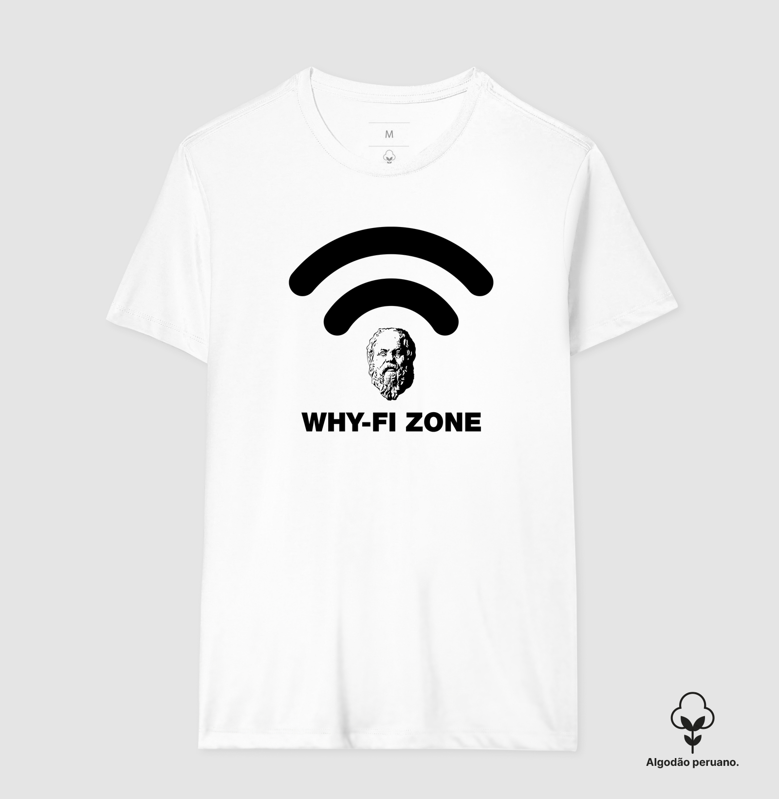 Camiseta Algodão Peruano Why-Fi Zone - Imagem 5