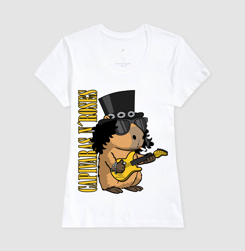 Camiseta Capivaras N Roses 2 - Imagem 5
