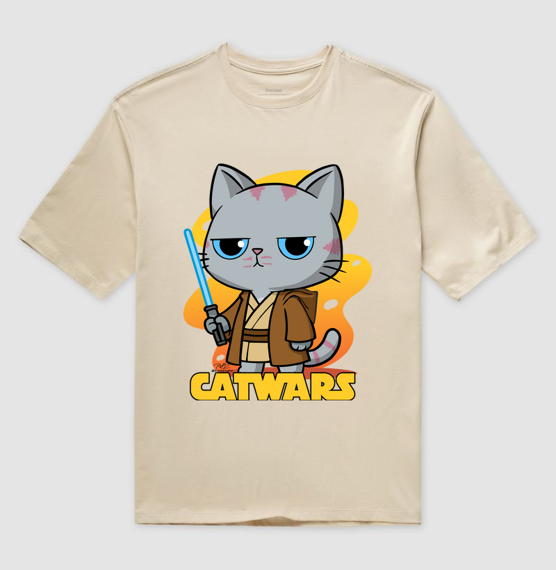 Camiseta Gato Sincero Jedi - Imagem 3
