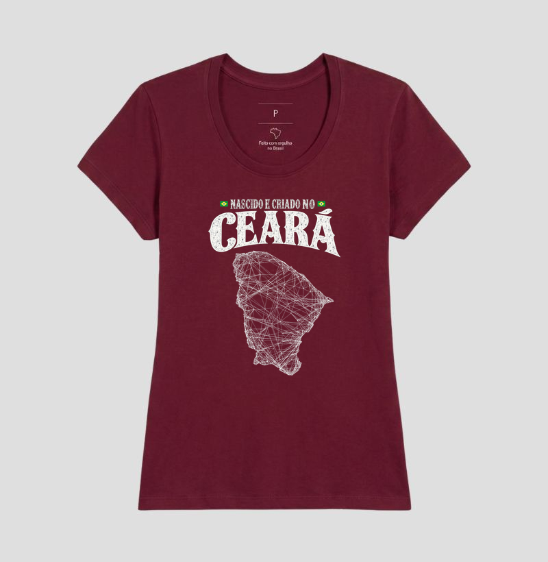 Camiseta Nascido e Criado no Ceará - Imagem 15