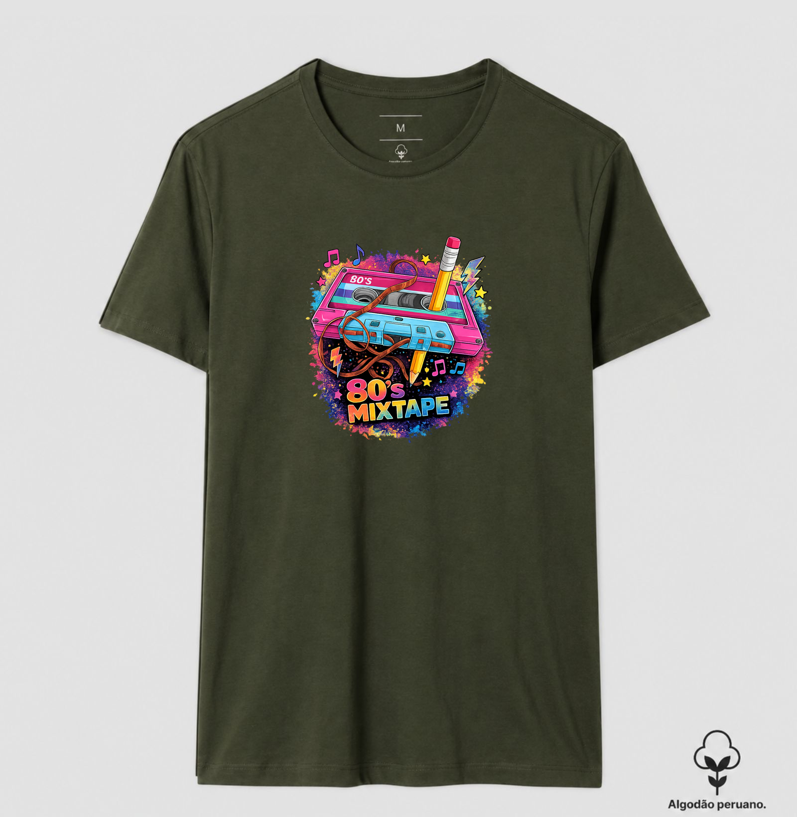 Camiseta Mix Tape Retro - Imagem 9