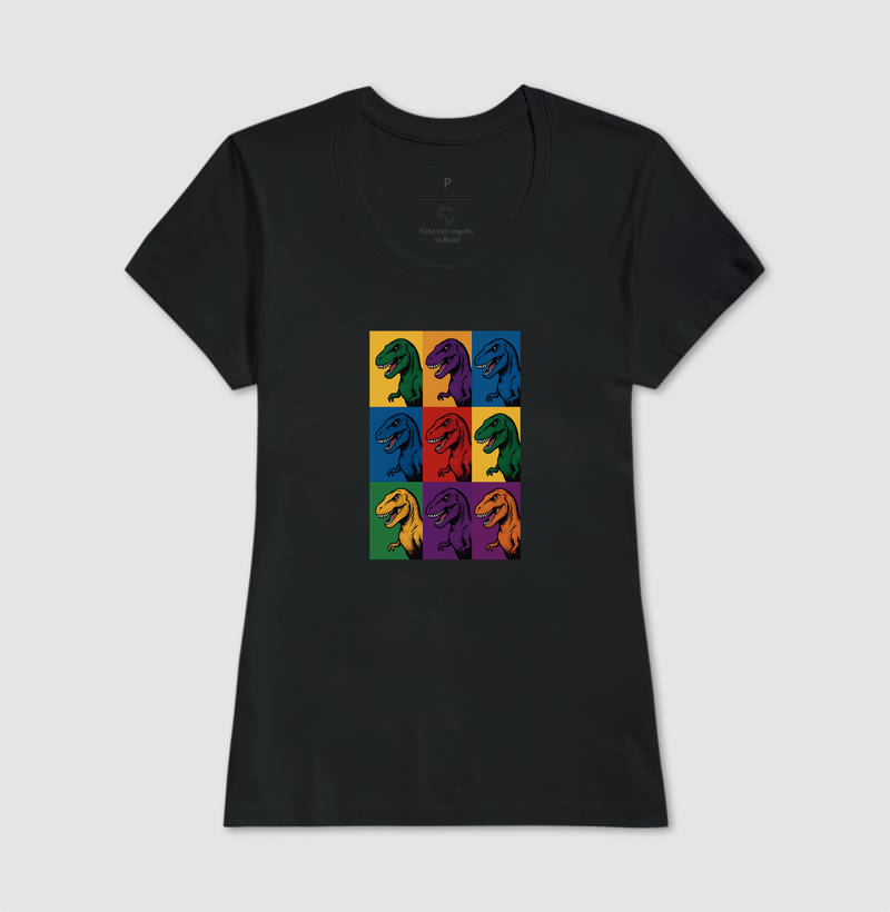 Camiseta Dino Pop T-Rex - Imagem 5