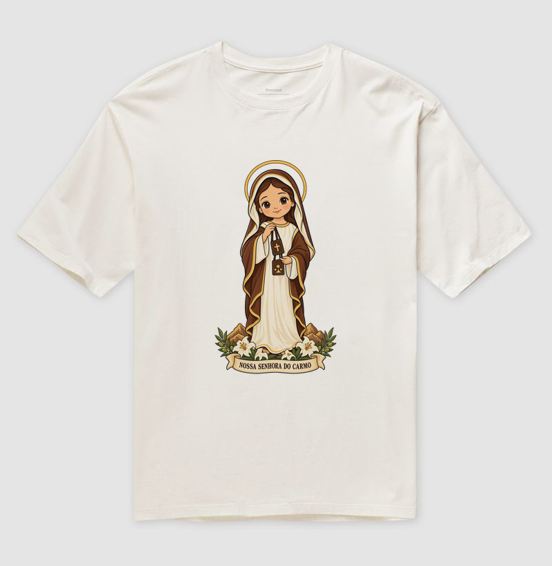 Nossa Senhora do Carmo estilo chibi - Imagem 4