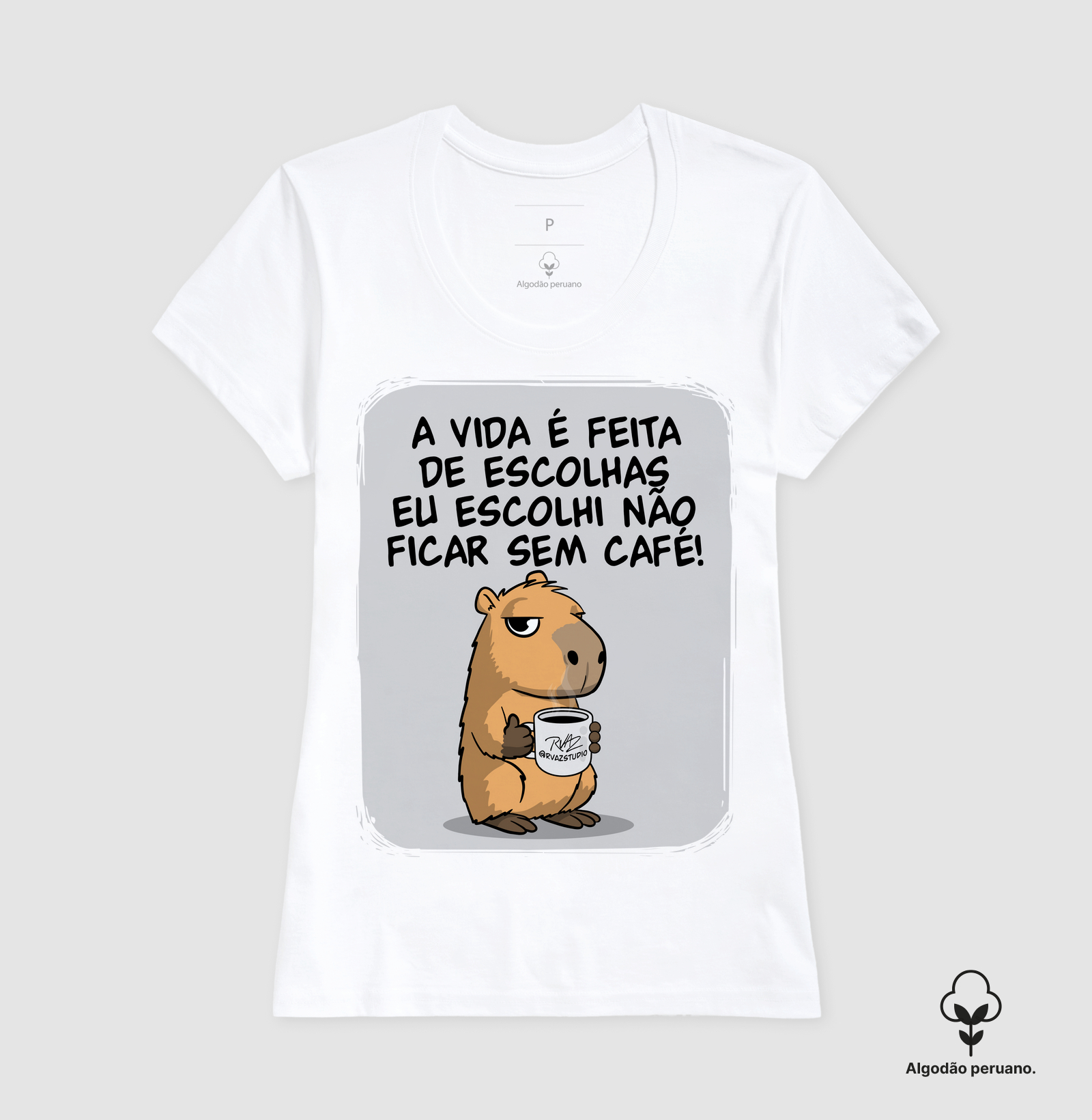 Camiseta Capivara Café - Imagem 5
