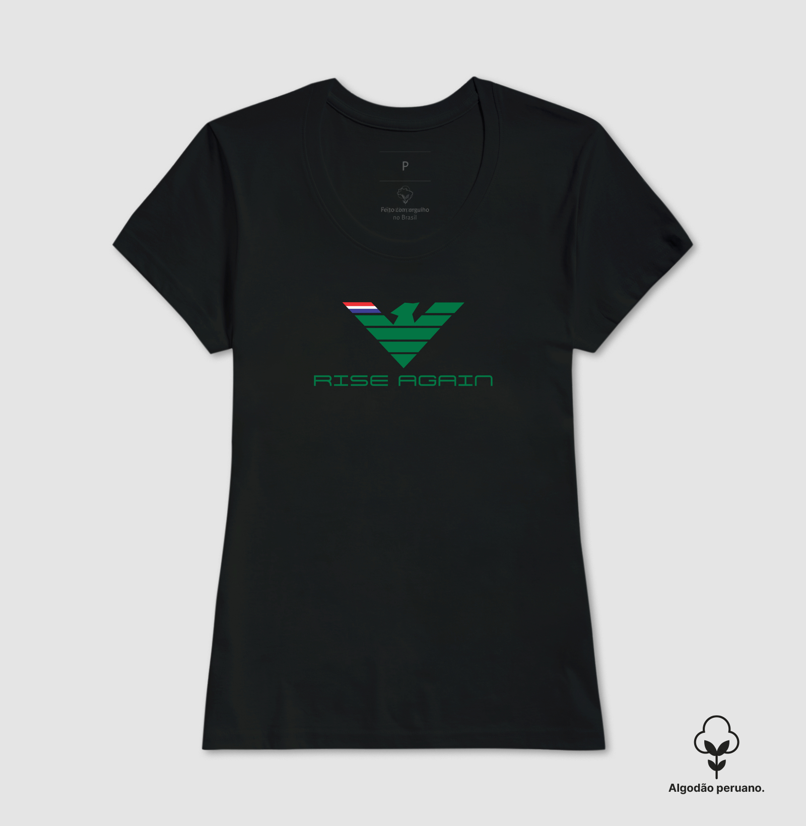 🌿 RISE AGAIN | Estampa Exclusiva  Renove seu estilo com a poderosa estampa RISE AGAIN, uma arte que representa superação, evolução e a capacidade de sempre se reerguer. Com design geométrico moderno em verde intenso e detalhes inspirados nas cores da Tailândia, esta composição transmite energia, equilíbrio e determinação. - Imagem 7