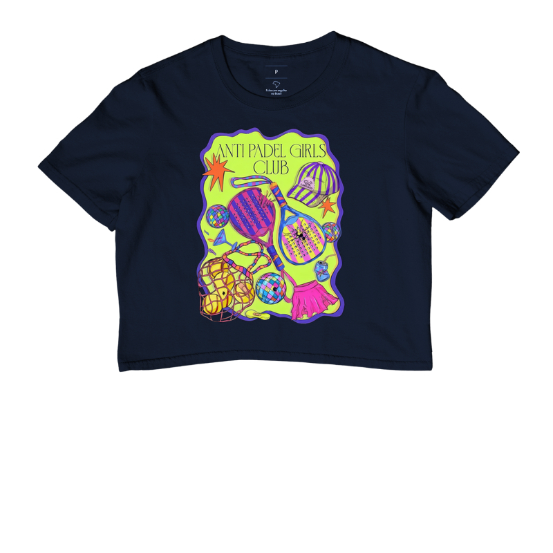Camiseta Feminina Anti Padel Girls Club Retrô - Imagem 4