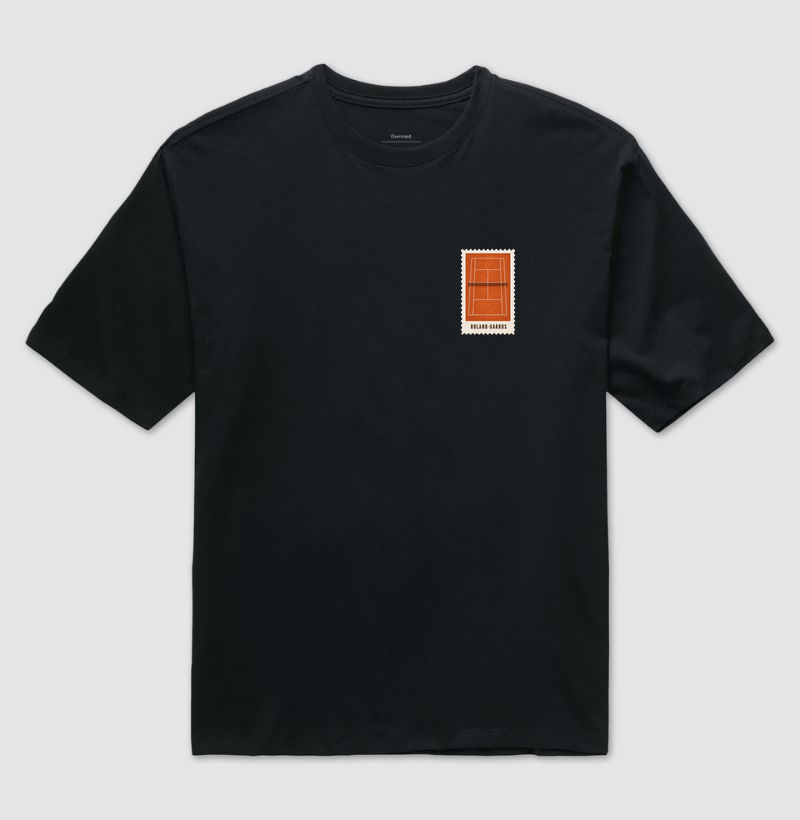 Camiseta Oversized Selo Roland Garros (unissex) - Imagem 2