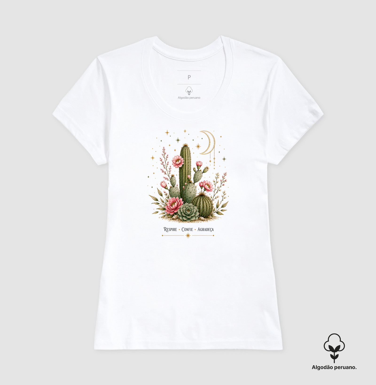 Camiseta Flor no deserto - Imagem 5