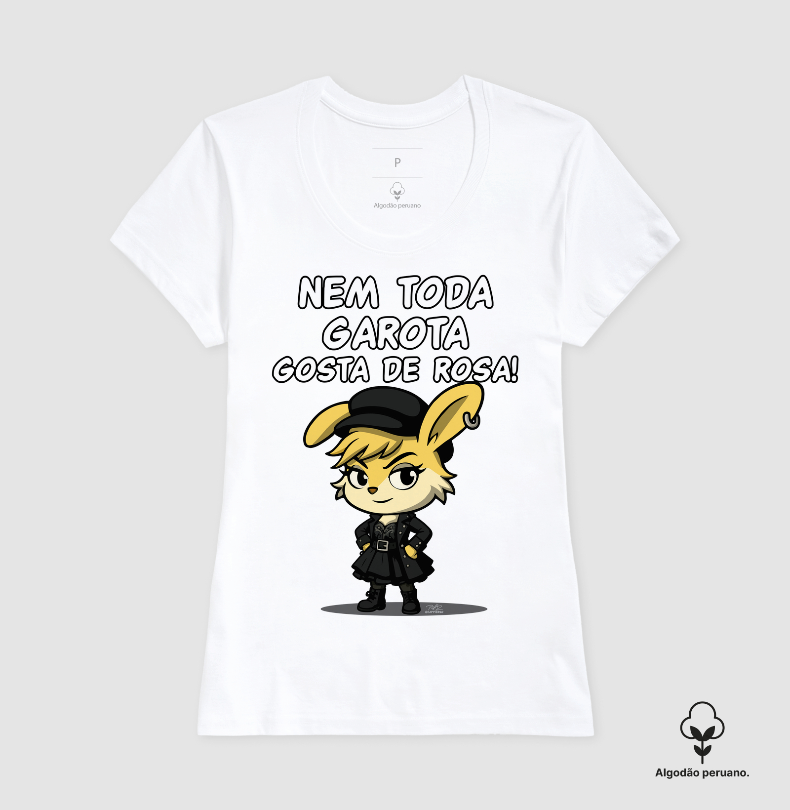 Camiseta Coelha rock - Imagem 6