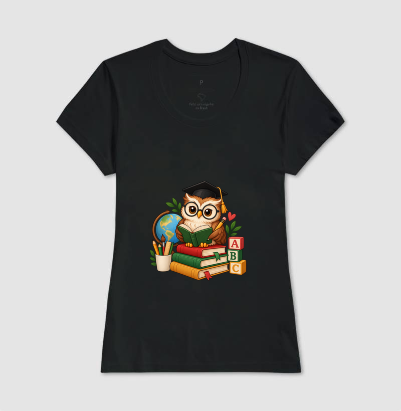 Camiseta Coruja do Conhecimento - Imagem 6