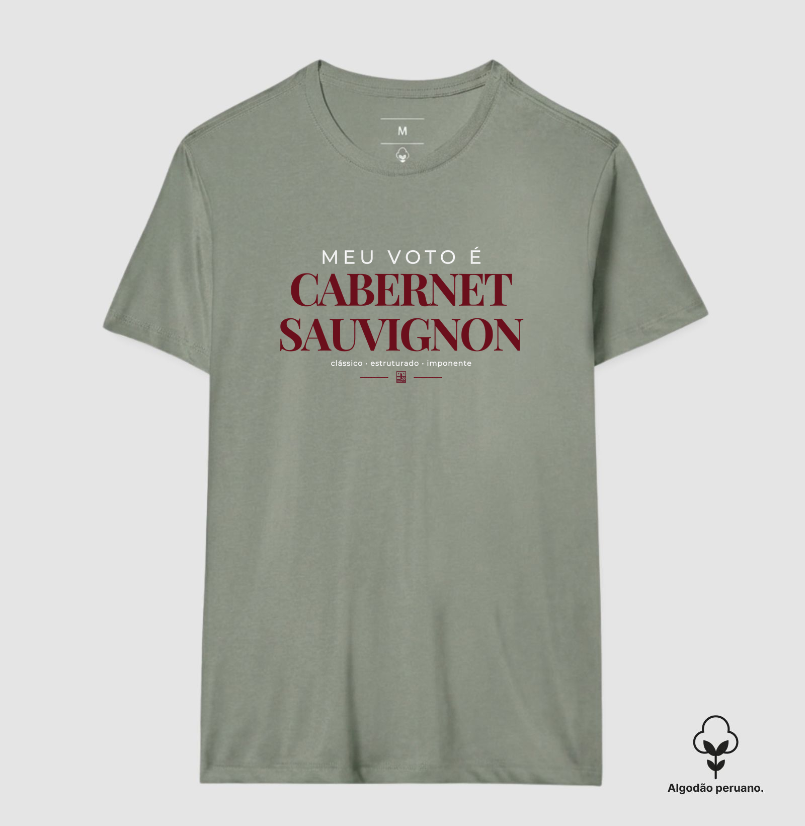 Camiseta “Meu Voto é Cabernet Sauvignon” – Wine Premium - Imagem 8