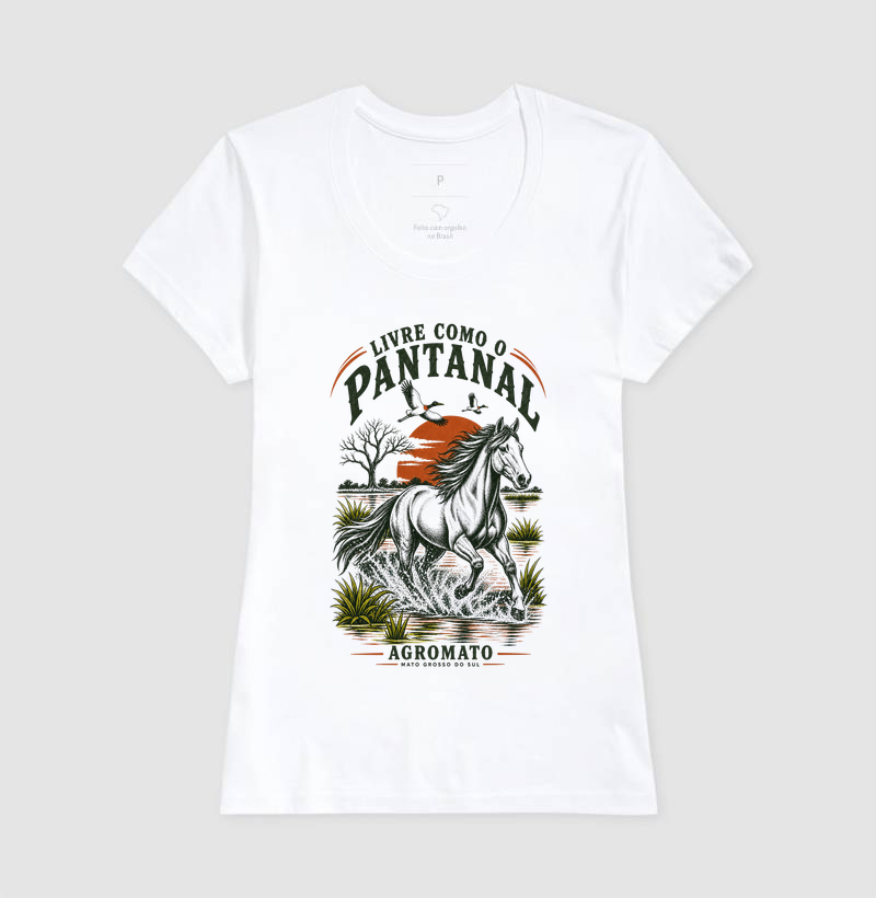 Camiseta Livre como o Pantanal - Imagem 6