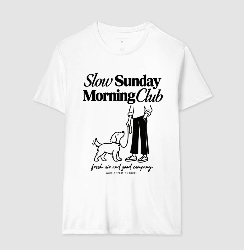 Camiseta Slow Sunday Morning Club - Imagem 4