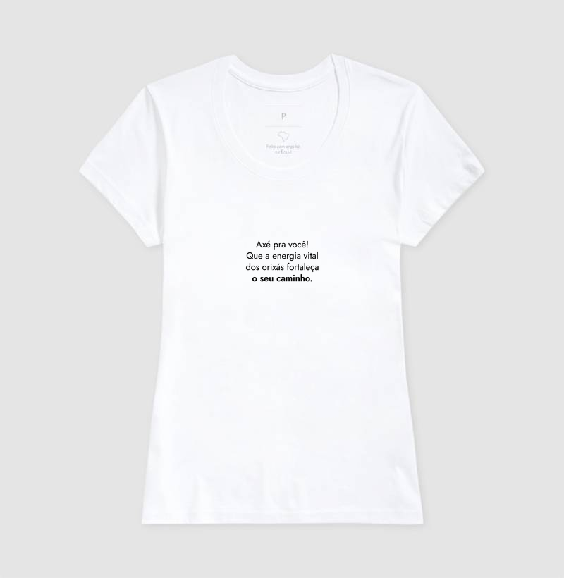 Camiseta Umbanda Axé pra Você – Estampa Escura - Imagem 3