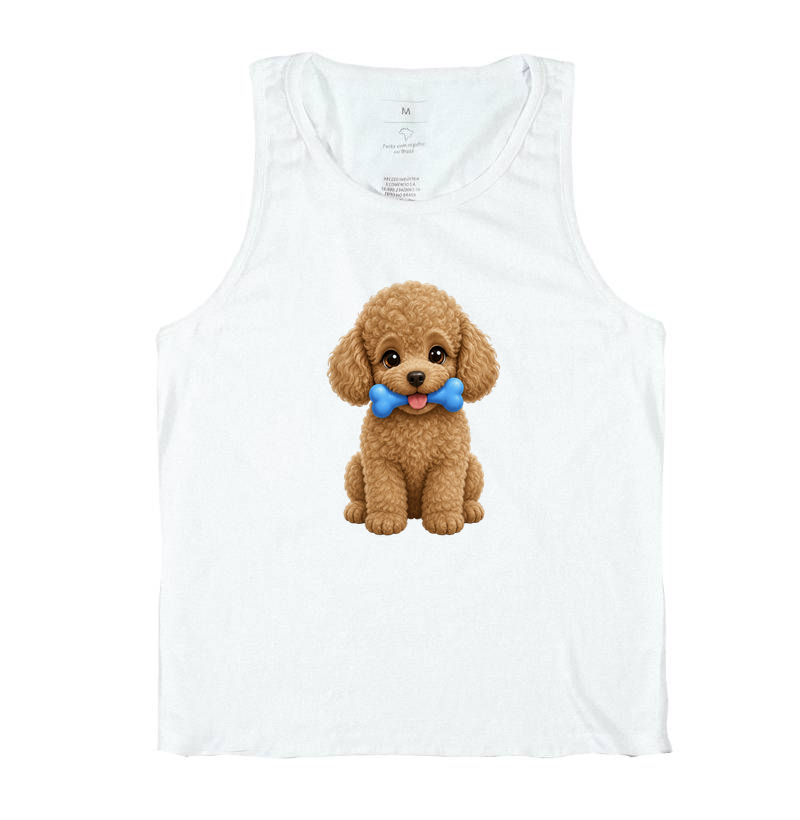 Poodle Marrom - Desenho Infantil - Imagem 2