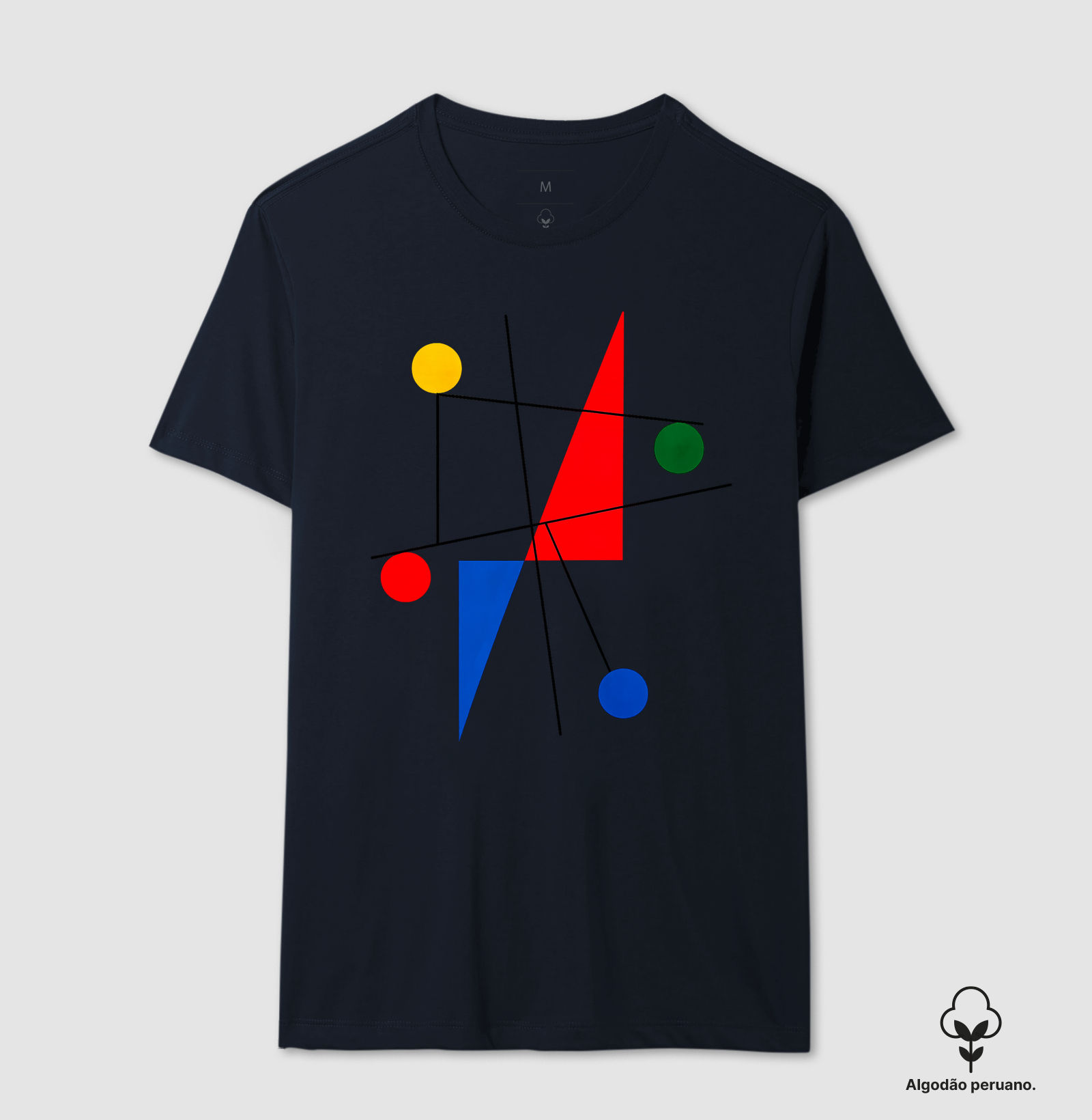 Camiseta Sophie Taeuber-Arp Untitled 1932 Algodão Peruano Tanguis - Imagem 9