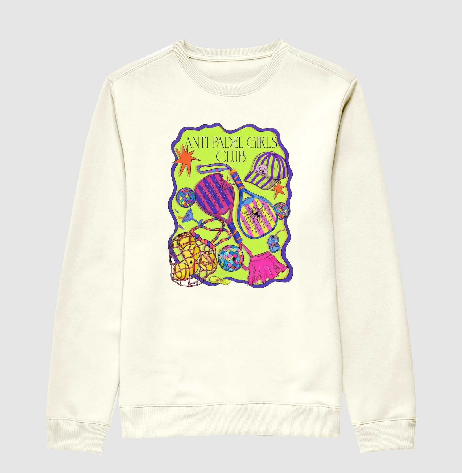 Camiseta Feminina Anti Padel Girls Club Retrô - Imagem 2