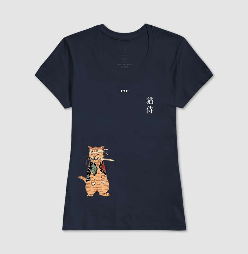 Camiseta Neko Samurai - Imagem 7
