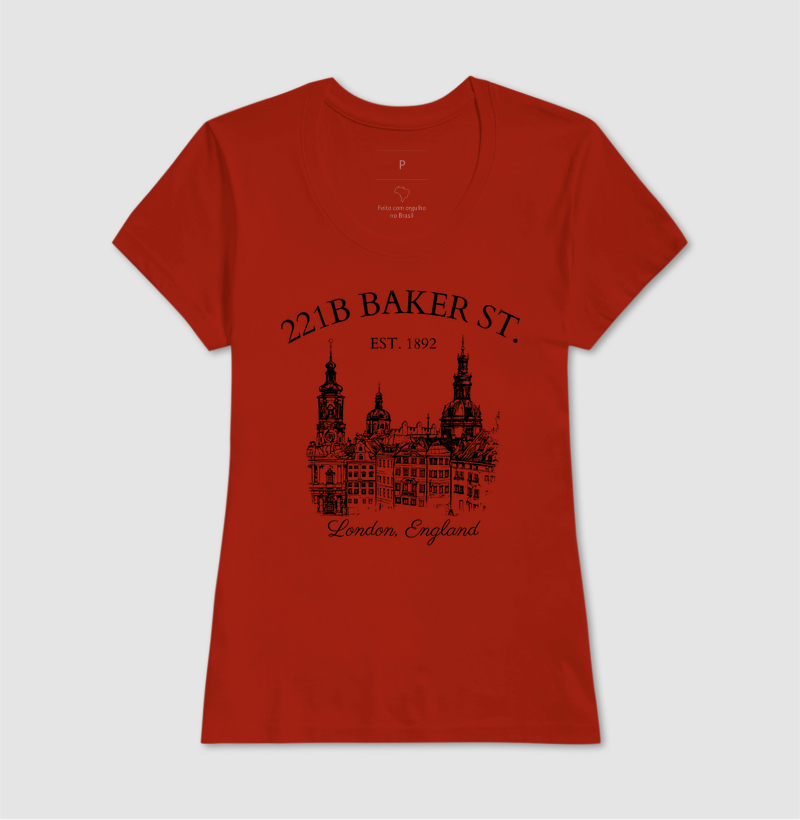 Camiseta Sherlock Holmes 221B Baker Street – Literatura Inglesa  - Imagem 7