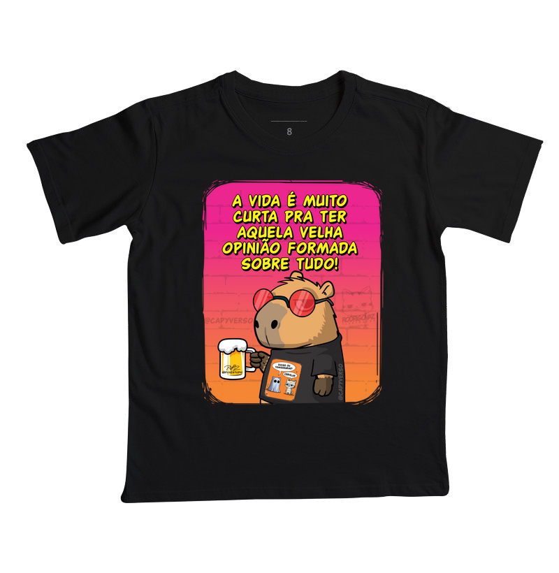 Camiseta Capivara Opinião - Imagem 2
