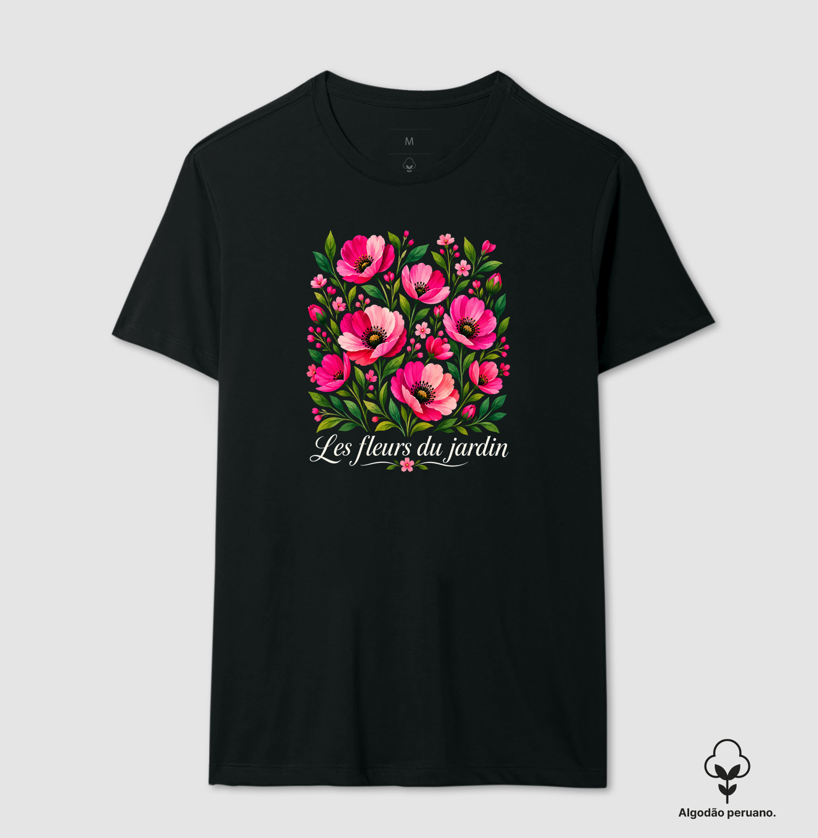 Camiseta Les fleurs du jardin - Imagem 8