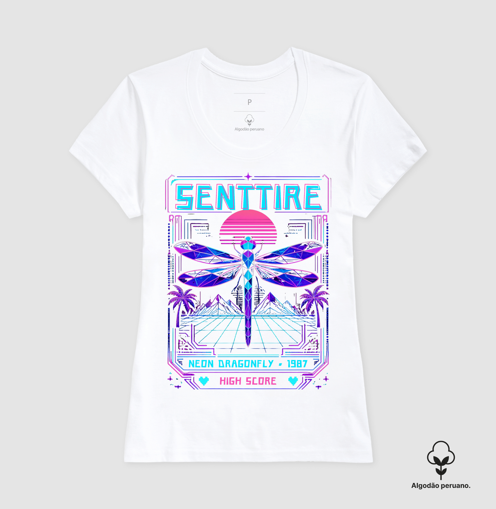 Camiseta Algodão Peruano Arcarde - Imagem 6