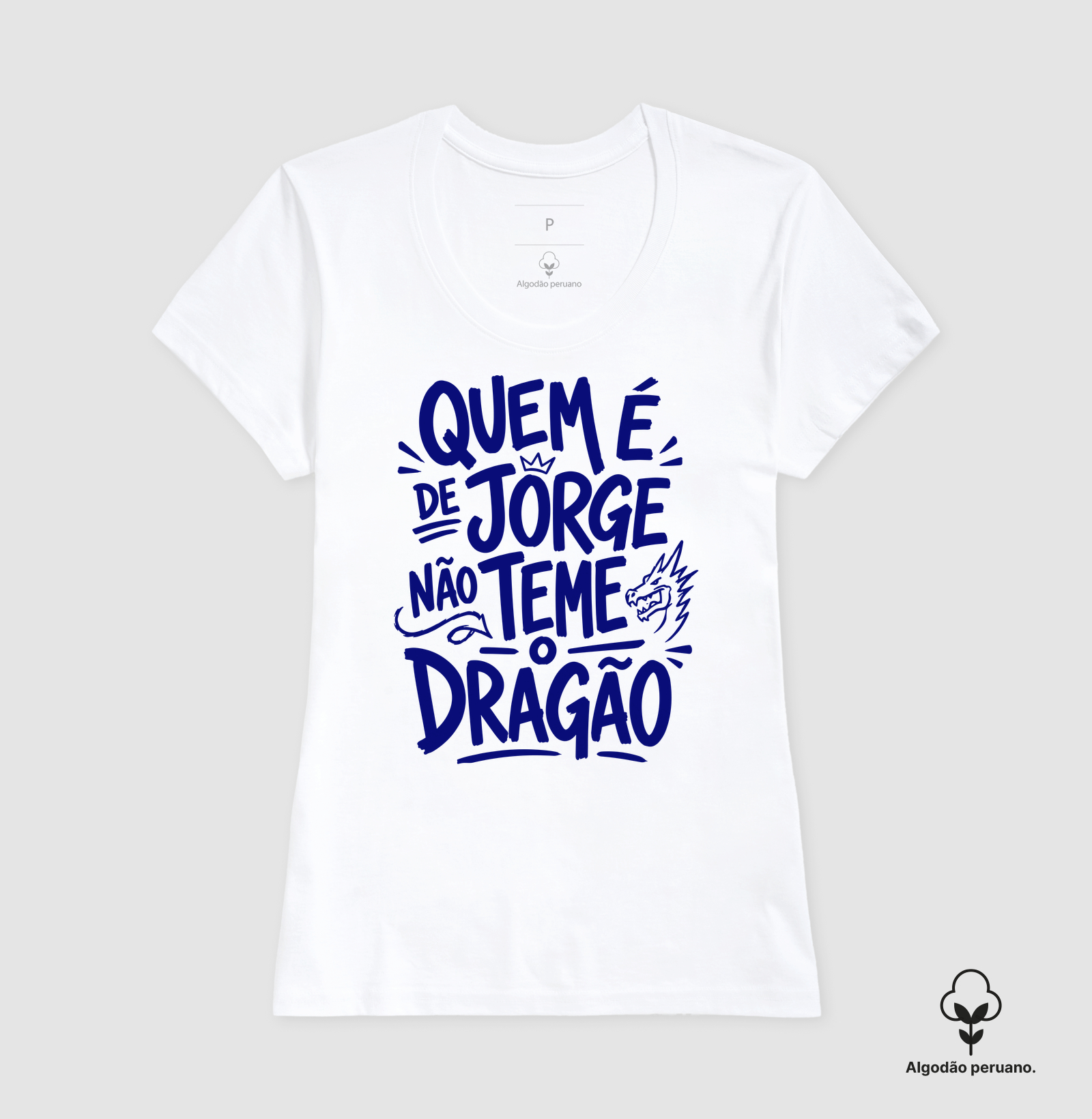 CAMISETA QUEM É DE JORGE - Imagem 3
