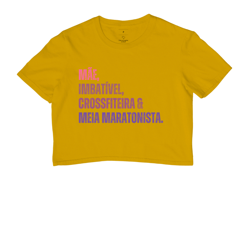 Camiseta Meia Maratonista - Mãe, Imbatível, Crossfiteira & Meia Maratonista - Imagem 8