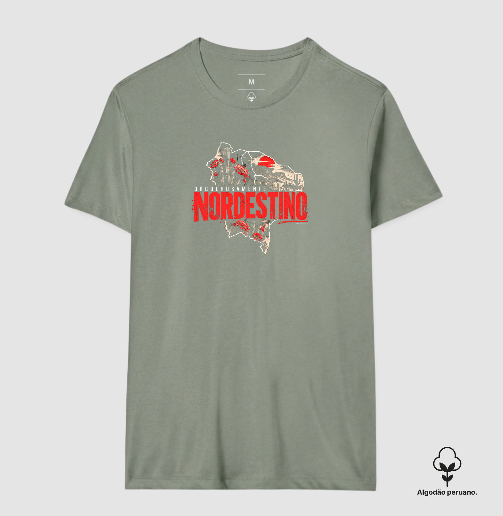 Camiseta Orgulhosamente Nordestino (premium) | OxenteWear - Imagem 7