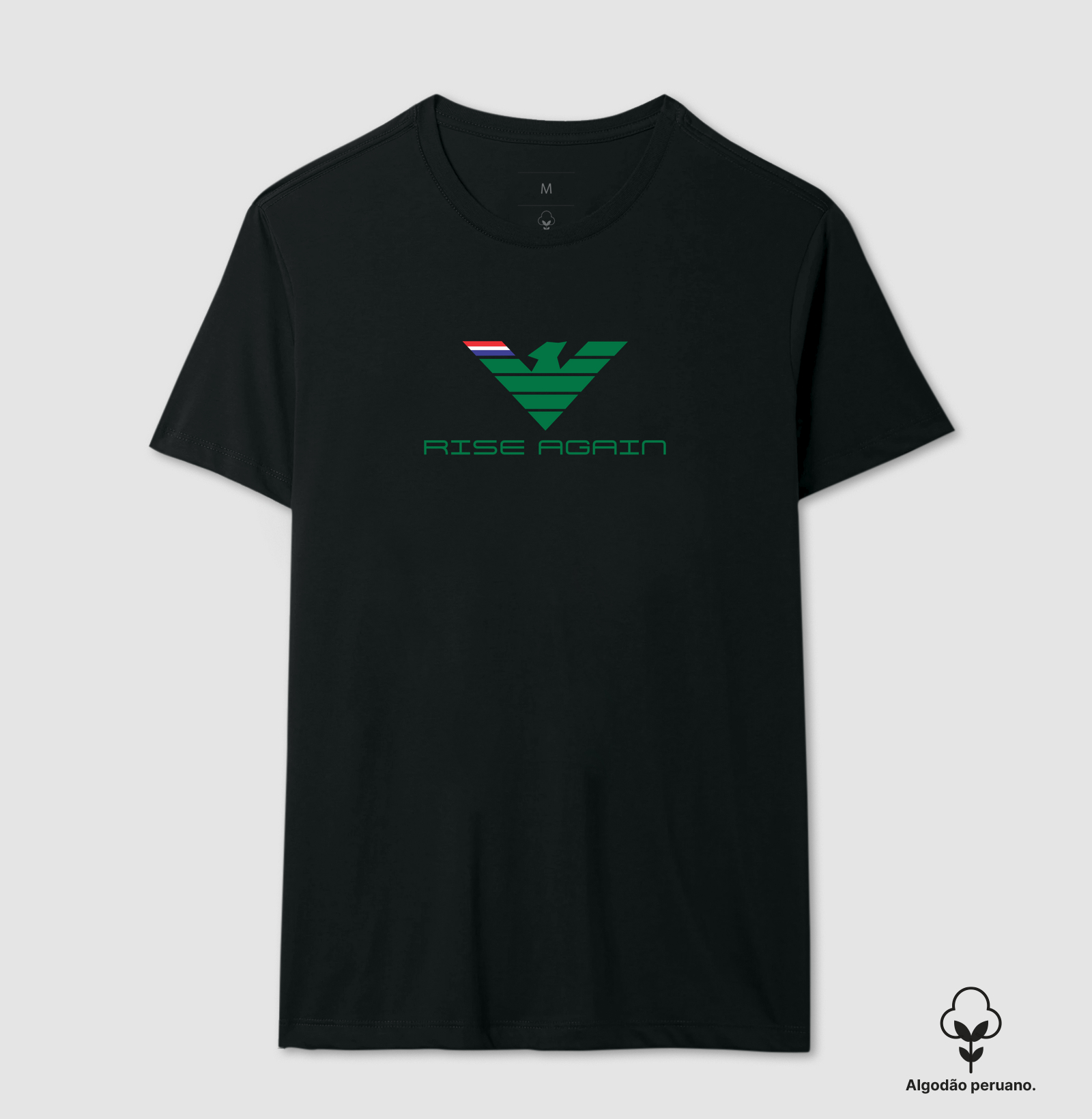 🌿 RISE AGAIN | Estampa Exclusiva  Renove seu estilo com a poderosa estampa RISE AGAIN, uma arte que representa superação, evolução e a capacidade de sempre se reerguer. Com design geométrico moderno em verde intenso e detalhes inspirados nas cores da Tailândia, esta composição transmite energia, equilíbrio e determinação. - Imagem 5