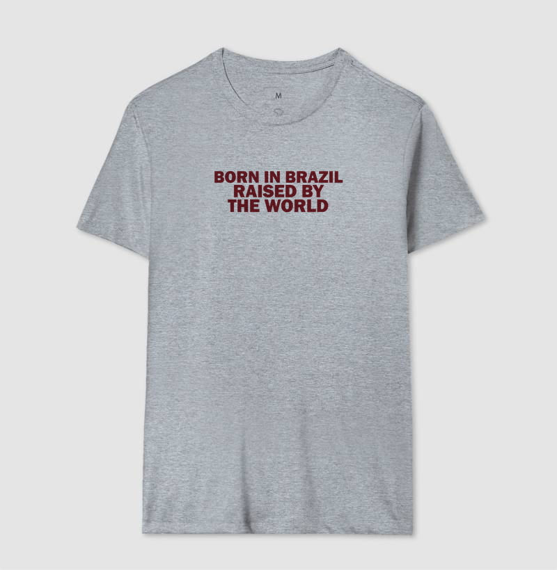 Camiseta Born In Brazil, Raised By The World - Imagem 8