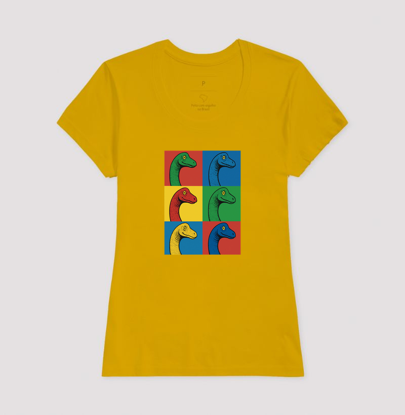 Camiseta Dino Pop Braquiossauro - Imagem 17