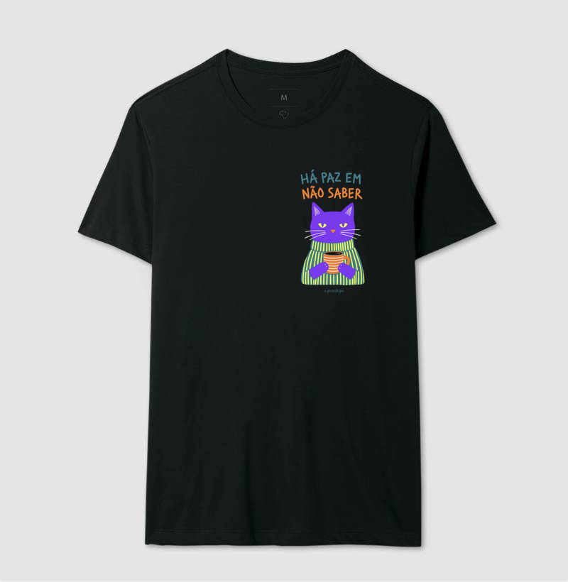 Camiseta Há Paz em Não Saber (estampa P) - Imagem 2