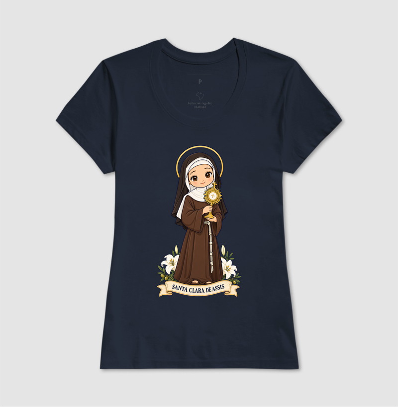 Santa Clara de Assis estilo chibi - Imagem 7