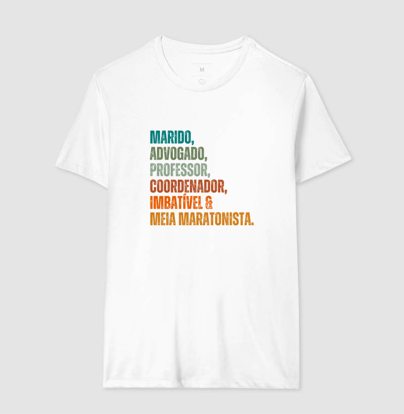 Camiseta Meia Maratona - Marido, Advogado, Professor e Meia Maratonista - Imagem 3