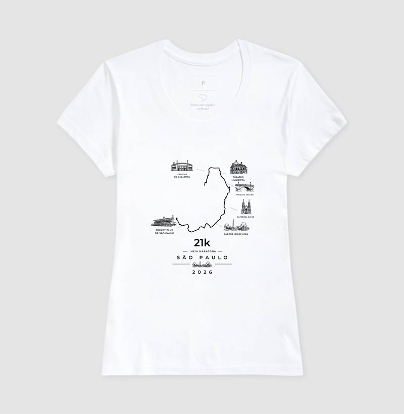 Camiseta Meia Maratona - 21 K Por São Paulo 2026 - Imagem 5