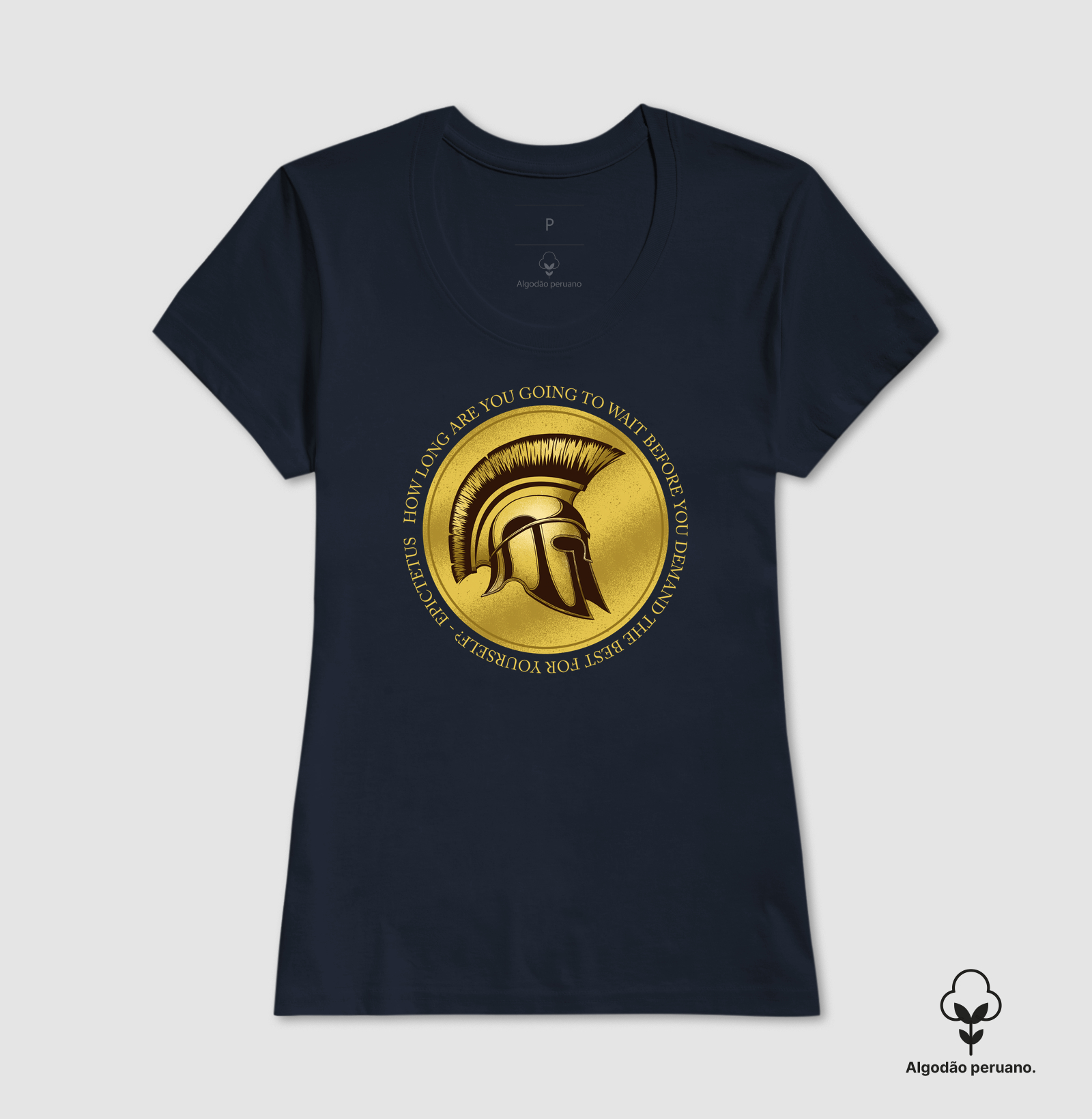 Camiseta Algodão Peruano A Melhor Versão de Si - Imagem 5