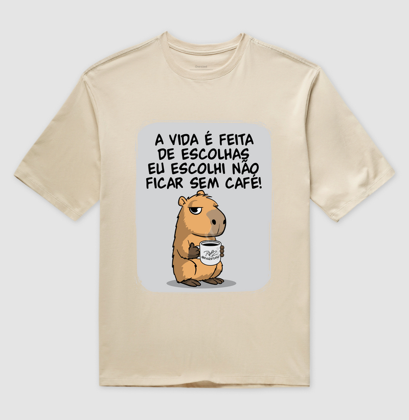 Camiseta Capivara Café - Imagem 3