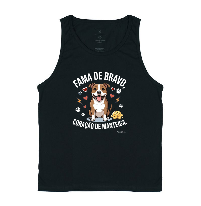 REGATA PITBULL FAMA DE BRAVO - Imagem 3
