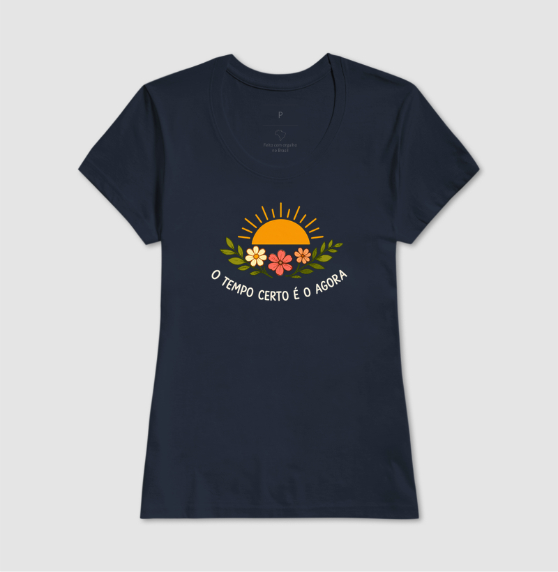 Camiseta O Tempo certo é o agora - Alma Vestida - Imagem 7