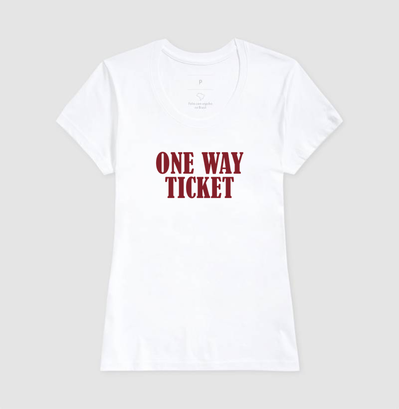 Camiseta One Way Ticket - Imagem 5