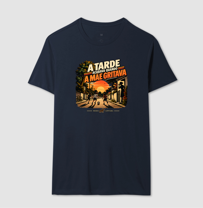 A TARDE ACABAVA QUANDO A MAE GRITAVA - Modo capivara - Camiseta - Imagem 8