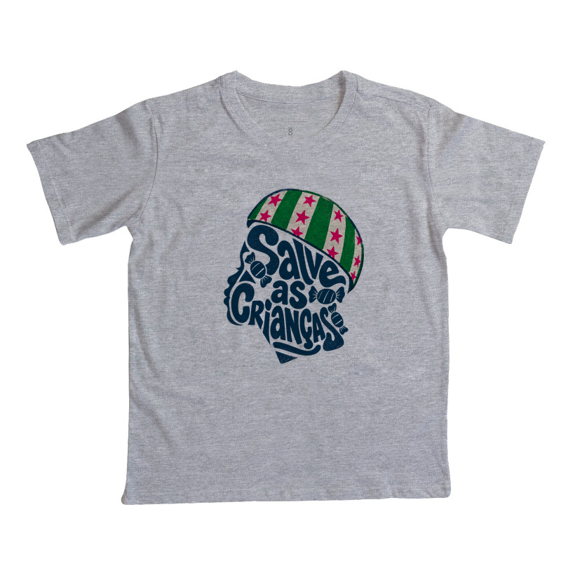 Camiseta Infantil Salve as crianças - Imagem 4